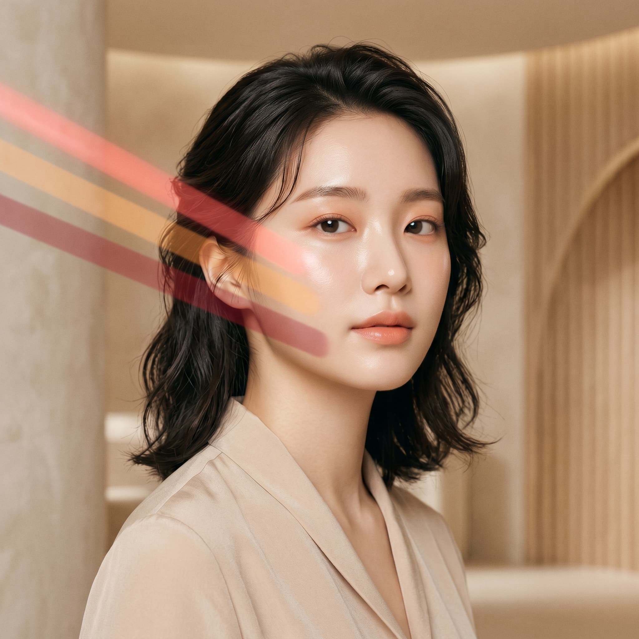 Stimulates collagen across depths at once
